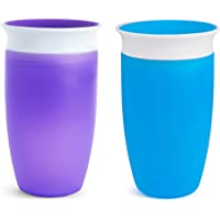 Los mejores  - Munchkin Miracle 360° Set de 2 Vasos de Entrenamiento- Azul-Morado (Blue-Purple)- 2 x 296 ml